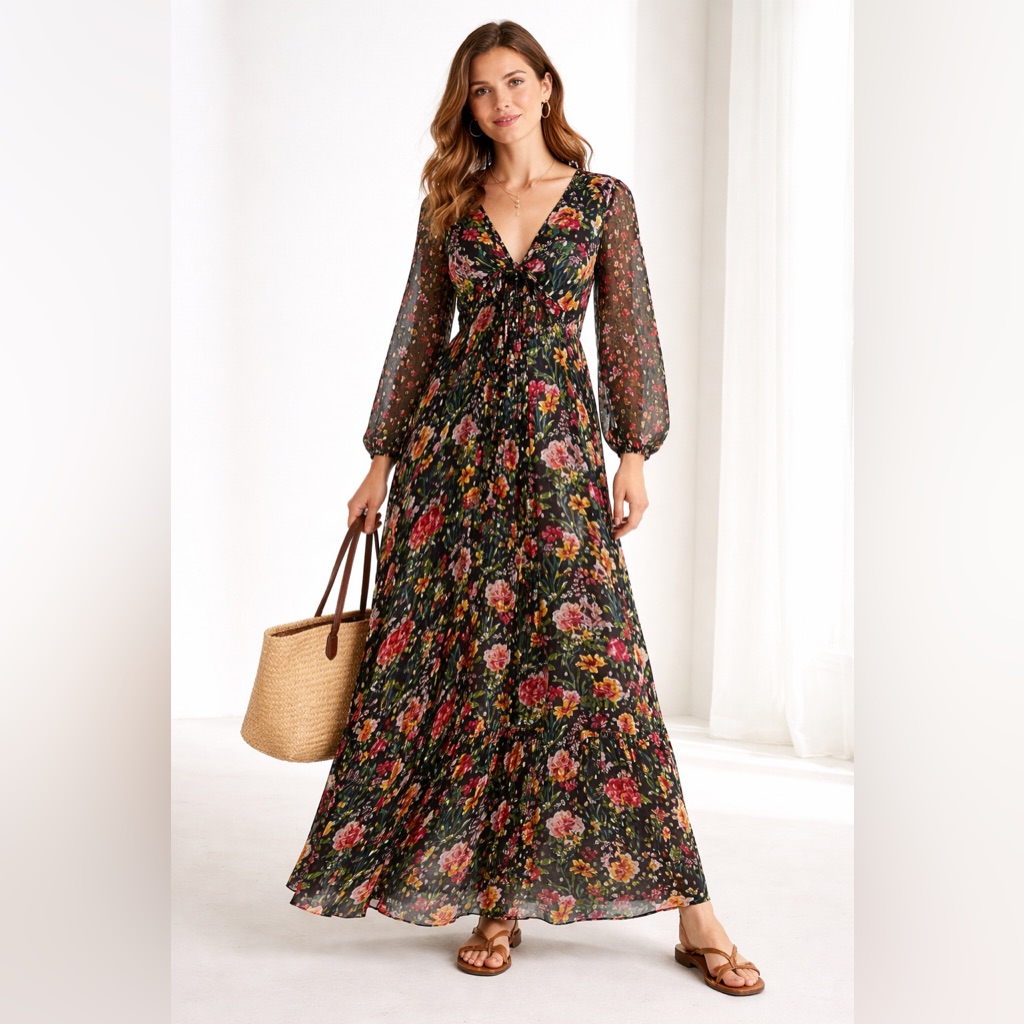 Nwt J.Crew Tie Front Lurex Dress In Mixed Print